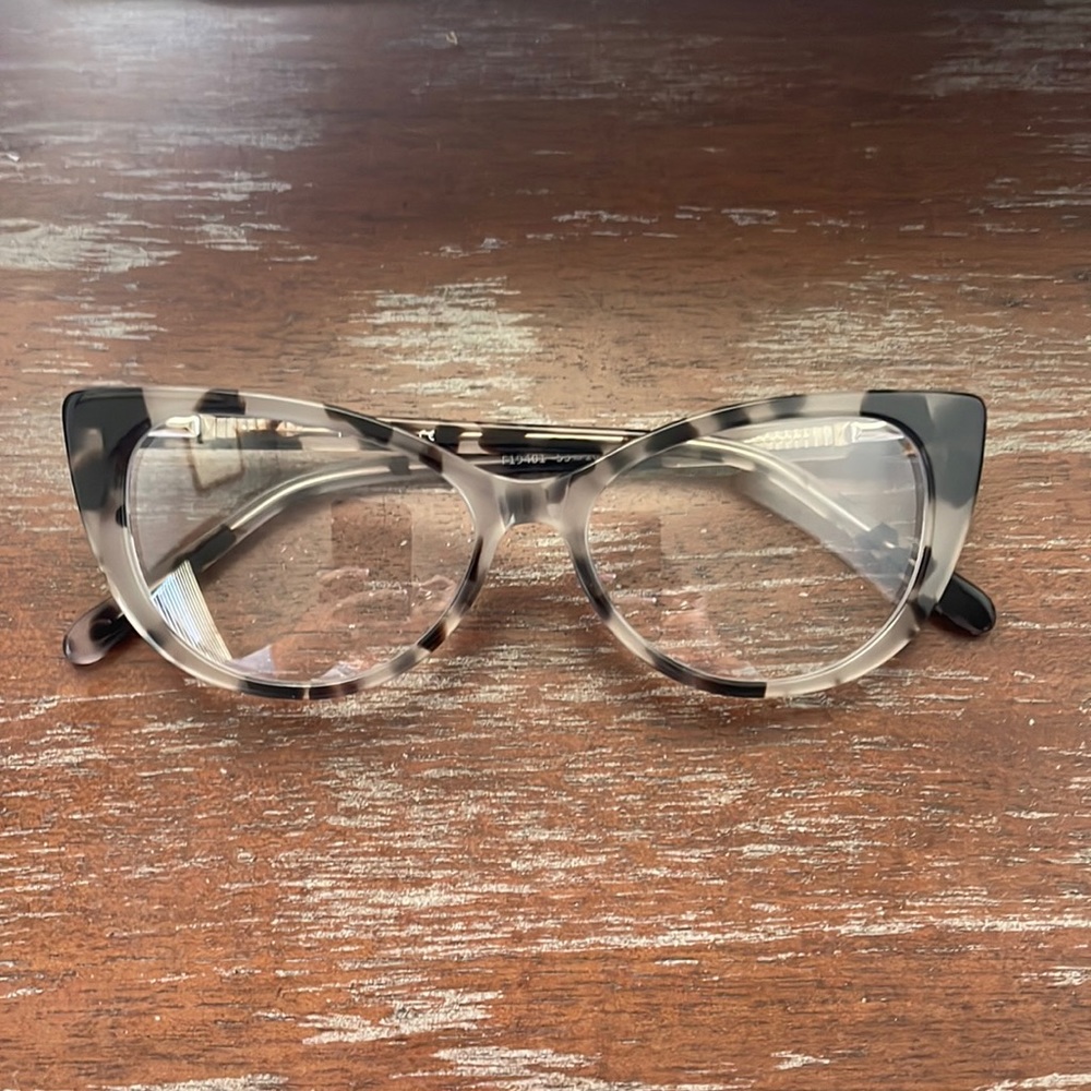 Firmoo brown frosted cat eye glasses F19401 53 16 145 C2